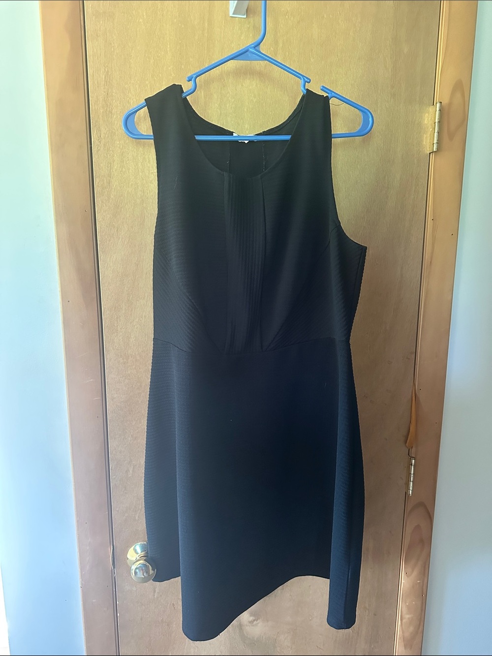 Maurices Black Sleeveless Fit-and-Flare Mini Dress